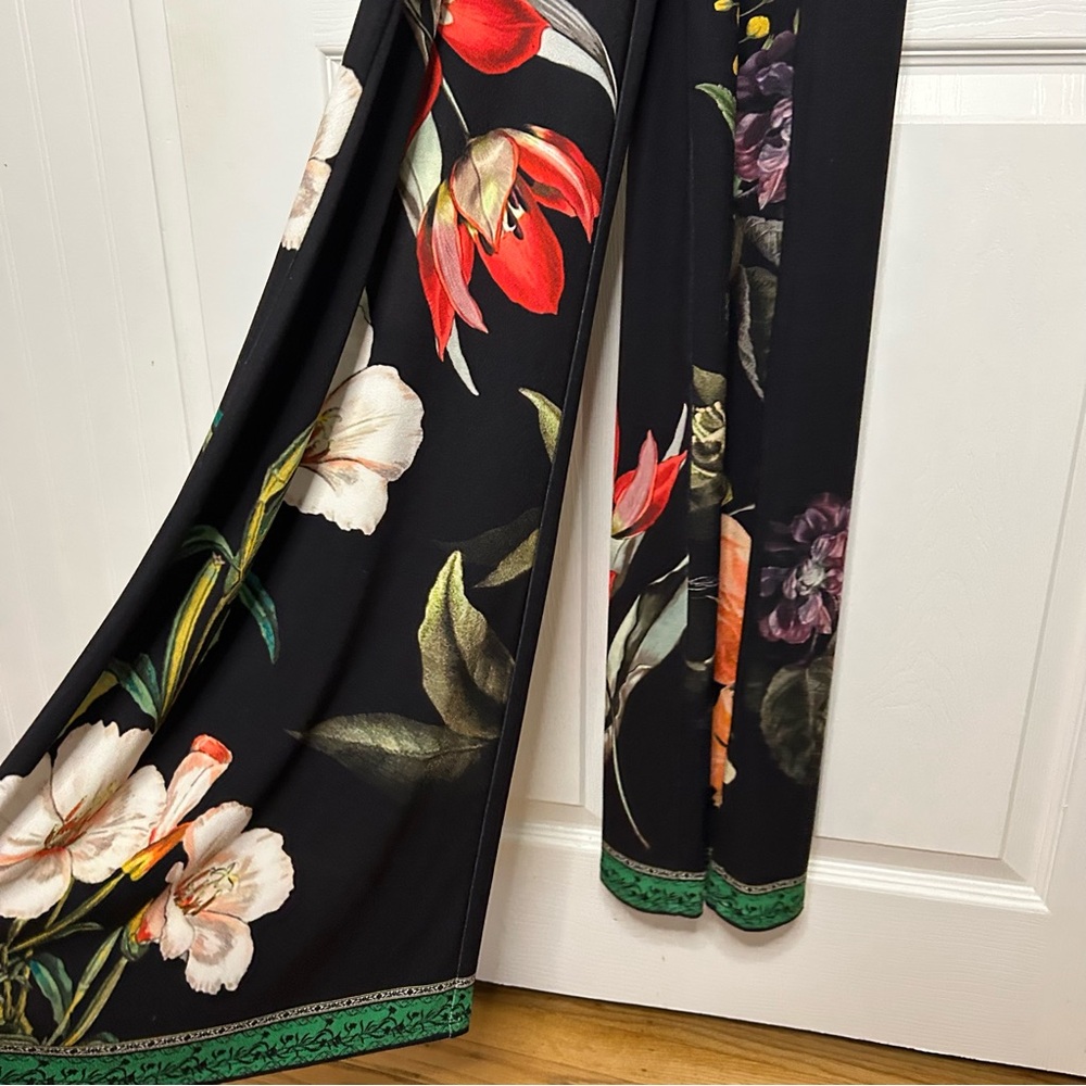 Alice + Olivia Melinda Wide Leg Wrap Jumpsuit - Picture 10 of 16